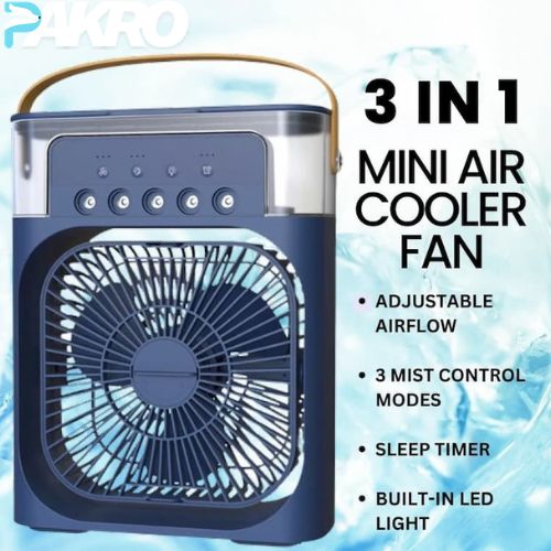LED Light Cooling Fan for Home, Office & Travel Use