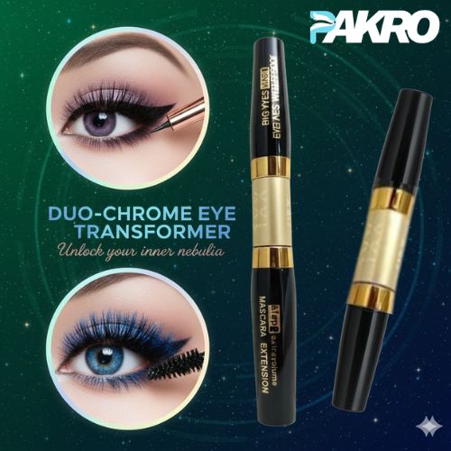 2 in 1 Eyeliner & Mascara - All-in-One Eye Makeup Solution For Girl And Woman