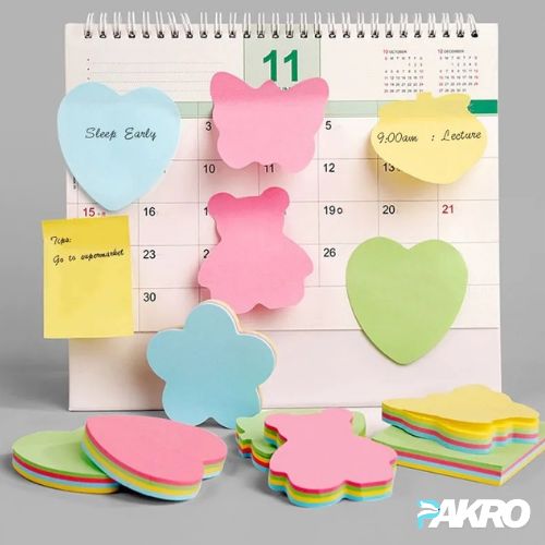 Sticky Notes Random Design Fancy sheets - Home & Office Accessories
