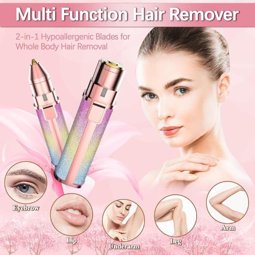 2 in 1 Electric Eyebrow Trimmer and Hair Removal Machine
