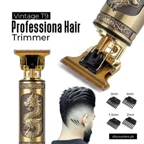 Vintage T9 Steel Body Professional Hair Clipper For All Kinds of Hairs