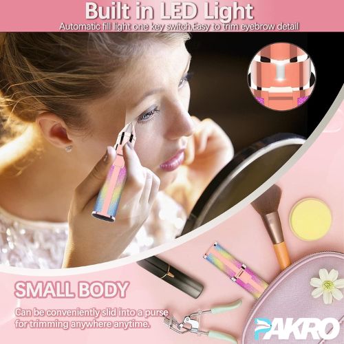 2 in 1 Electric Eyebrow Trimmer and Hair Removal Machine