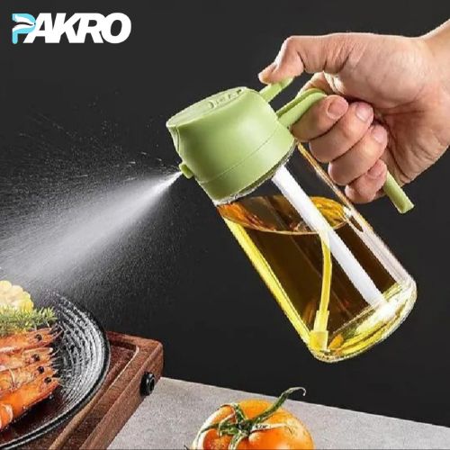 2 in 1 Spray & Pour Oil Bottle - Multi Use Kitchen Dispenser