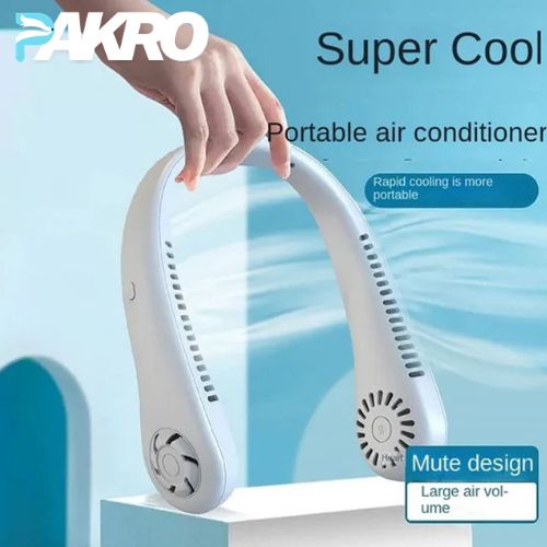 360° Cooling Portable Rechargeable USB Neck Fan