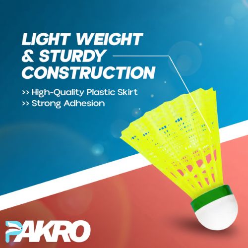 Plastic Badminton Shuttlecocks - Durable Like Flight Shuttles