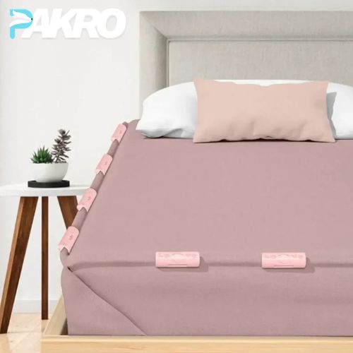 5Pcs Bed Sheet Clips | Non‑Slip Plastic Clamps