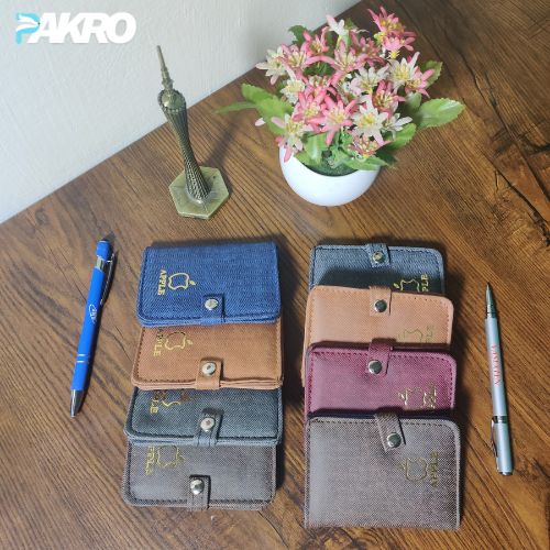 Slim Cash & Card Holder Wallet for Men and Boys With Button