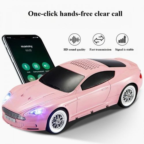 WS-593 Car Wireless Sound Bluetooth Speaker with LED Lights