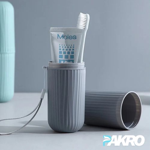 Portable Toothbrush Holder Case Toothpaste Storage Cup