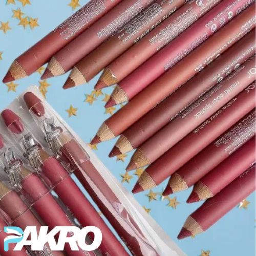 Pack of 12 Lip Liner Nude Velvet Waterproof Lipstick Pencil Set