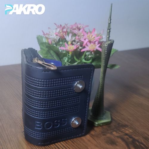 Zip Card Wallet For Men Bi Fold Simple Wallet Clasp Card Holder