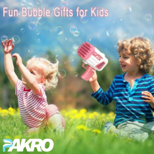 Bubble Bazooka Pro Electric 2-in-1 Rocket Bubble Gun