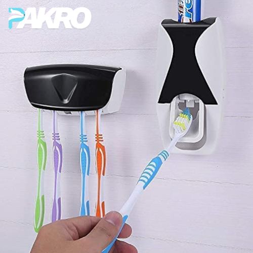 Automatic Toothpaste Dispenser & Brush Holder Set