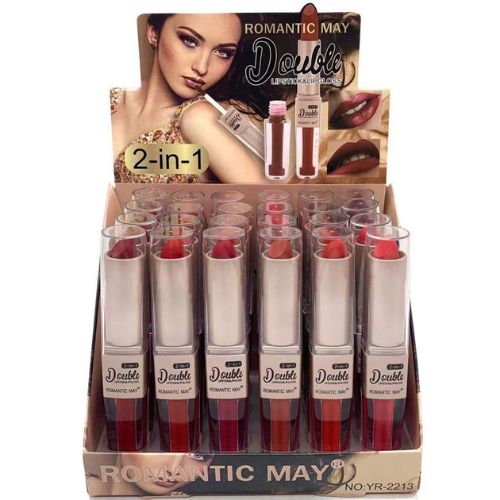 2-in-1 Waterproof Lipstick & LipGloss for Women | Creamy & Matte Finish