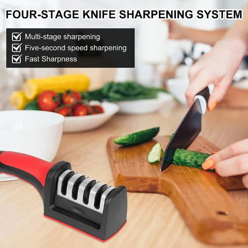 Multifunctional - 3 Stages Professional Handheld Knife Sharpeners