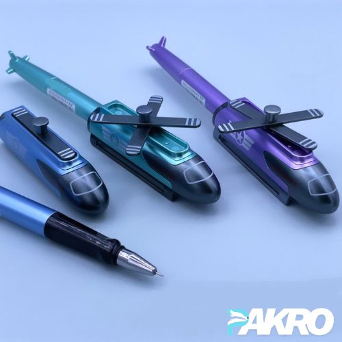 Helicopter Light Metal Gel Pen Set With Comfortable Grip