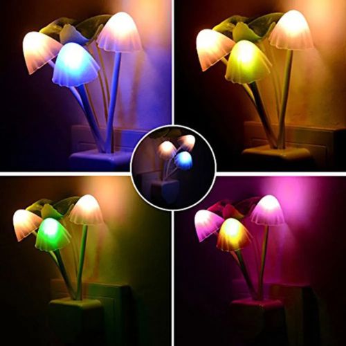 Romantic Flower LED Night Mushroom Lights