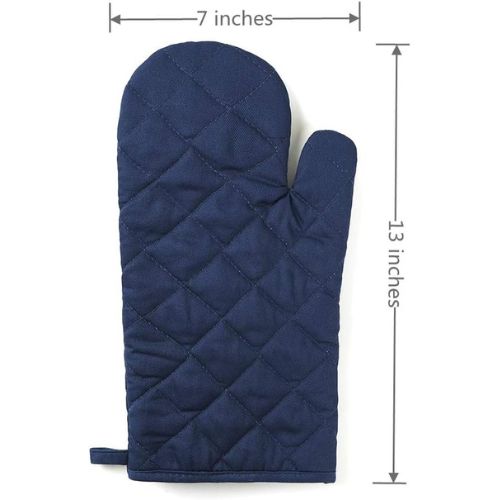 Heat Resistant Cooking & Baking Oven Gloves Pair