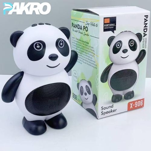 Cartoon Panda Design Portable Wireless High-Power RGB Speaker