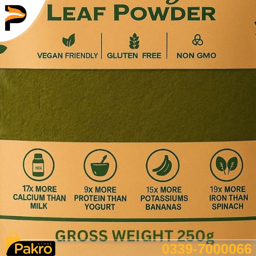 Moringa Leaf Powder | Natural Superfood For Weight Loss, Immunity Boost, Energy Support and Height Growth