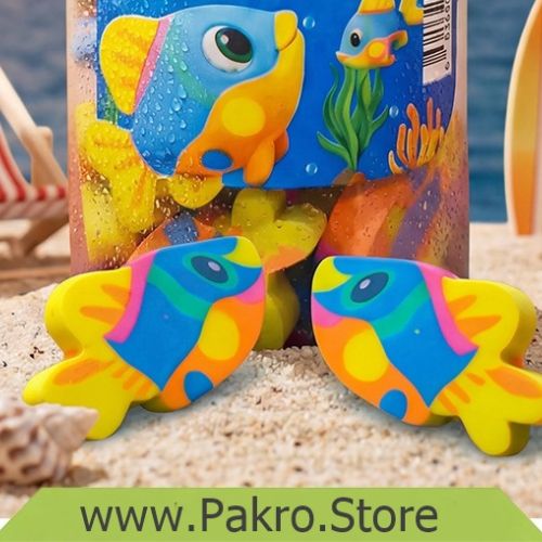 5 in 1 Food Eraser Creative Fish Cartoon Eraser Children's Gift
