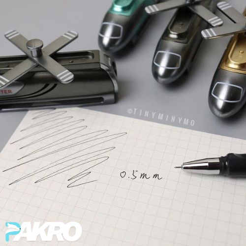 Helicopter Light Metal Gel Pen Set With Comfortable Grip