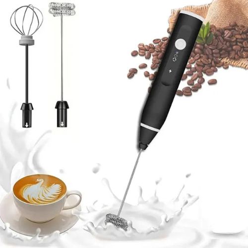 2 in 1 Electric Coffee Beater & Milk Frother | Handheld Egg Beater
