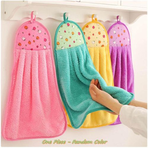 Single Piece Multi Color Kitchen Hanging hand Pot Drying Towel