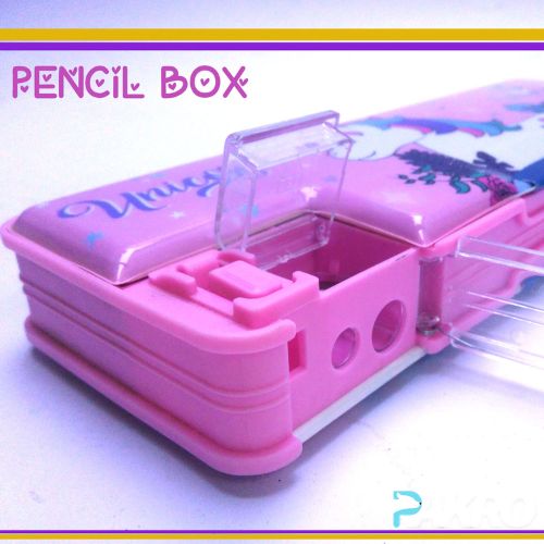 Unicorn Pencil Box School Box Metal Stationery Box - Pencil Box