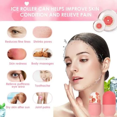 Ice Roller Massager for Face, Eyes and Neck - Natural Skin Care
