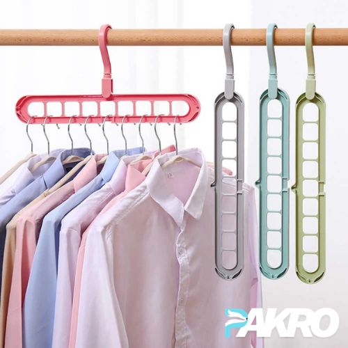 9 Holes Multifunction Clothes Hanger