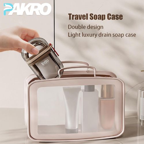 Portable Travel Soap Case with Magnetic Slide Lock