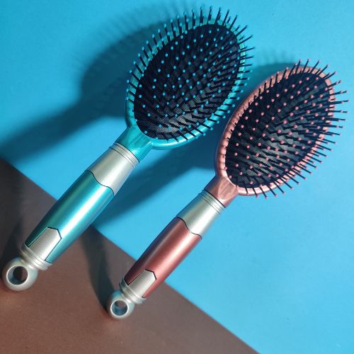 Hair Brush, Paddle Brush with Cushion Base, Soft Nylon Bristles With Ball Tipped