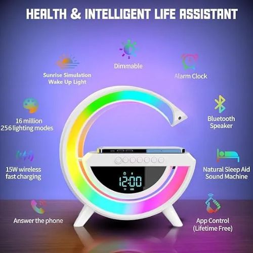 Bt-3401 G-shape Multifunctional Lamp Big Size With BT Speaker