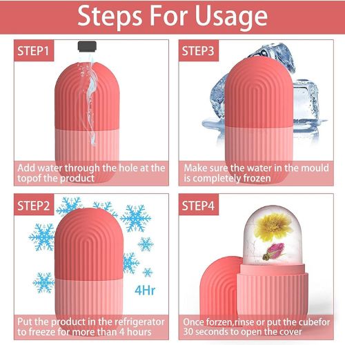 Ice Roller Massager for Face, Eyes and Neck - Natural Skin Care