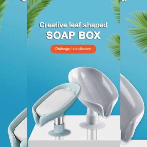 Bathroom Shower Soap Holder Leaf Shape Soap Box