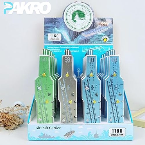 Aircraft Carrier Design Neutral Pen with LED Light