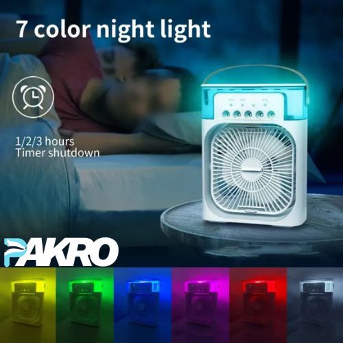LED Light Cooling Fan for Home, Office & Travel Use