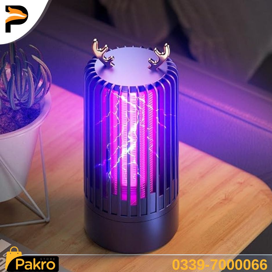 Mosquito Killing Lamp - Electric Trap Fly Bug - USB Chargeable