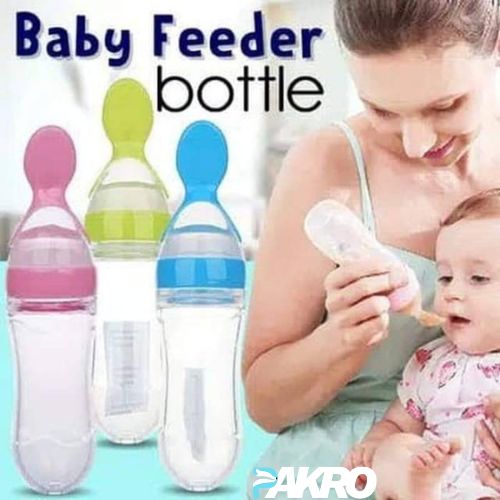 Baby feeder bottles with a woman feeding a baby, featuring the brand 'PAKRO' Store.
Baby Combo Pack - Fruit Pacifier, Feeder & Toothbrush For Kids