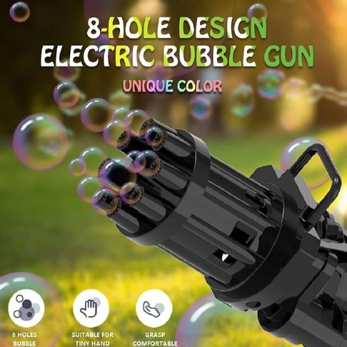 Automatic Electric 8-Hole Bubble Maker Machine glue Gun