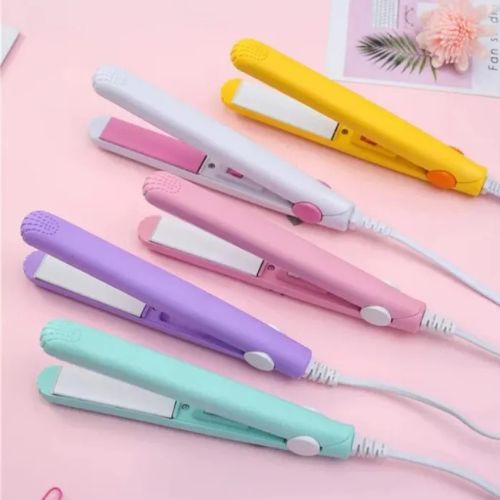 Mini Hair Straightener Student Crystal Flat Iron Bangs Straight Hair Curler Fashion