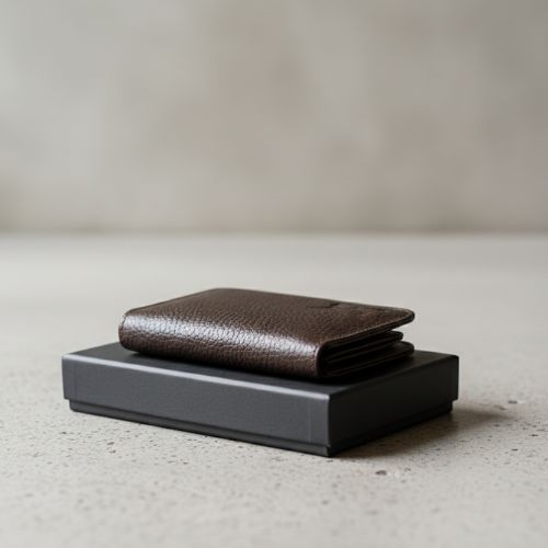 Unisex Slim Cow Leather Wallet | Minimalist Bifold Card & Cash Holder