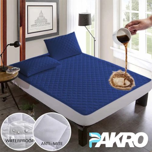 Quilted Water Proof Mattress Protector Soft Cotton