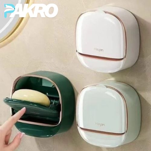 Waterproof Luxury Soap Holder with Drain Tray