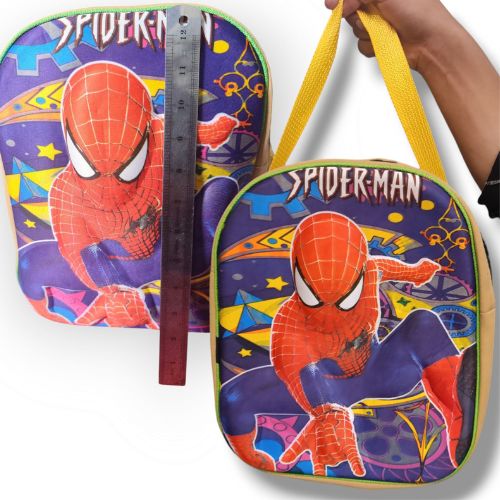 Spider-Man Kids School Bag – 12-Inch Cartoon Backpack for Boys