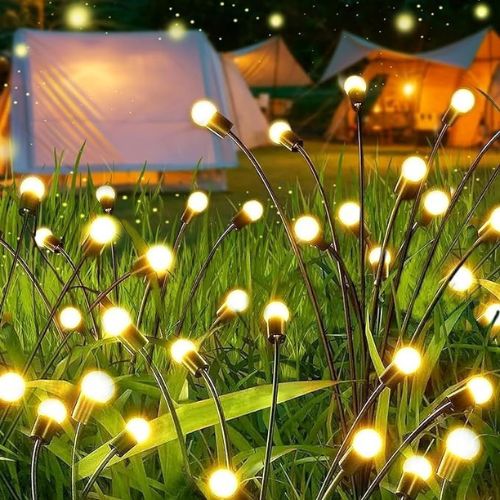 Garden Lights – New Upgraded Solar Powered Firefly Waterproof Lights