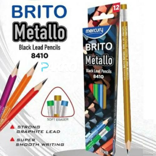 Mercury Brito Metallo Lead Pencil – Ideal for School, Office & Drawing
