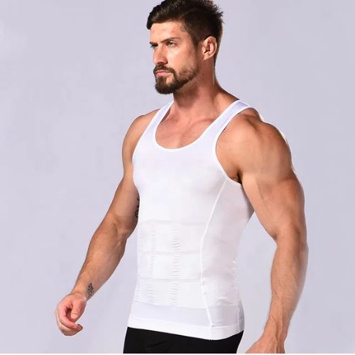 Slim n Fit Body Shaper Vest Shirt - Tank Top Sleeveless Shapewear For Men