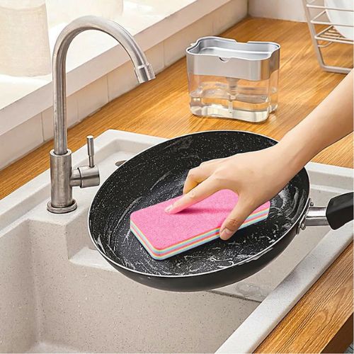 Rainbow Sponge – 12 Layer Durable Cleaning Sponge for Kitchen & Household Use